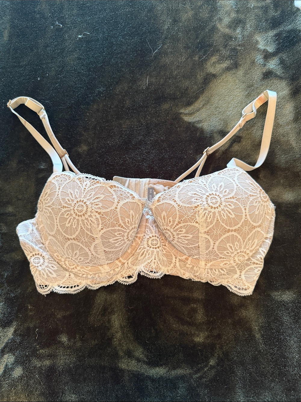 aerie Lace Underwire Bra in Light Blush